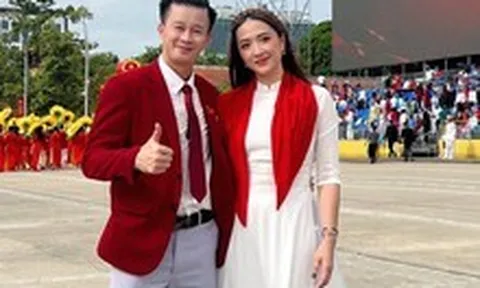 Cặp đôi vàng của thể thao Việt Nam tại Đại lễ 2/9: Vợ xinh nhất làng thể dục nghệ thuật, chồng là HLV nổi tiếng