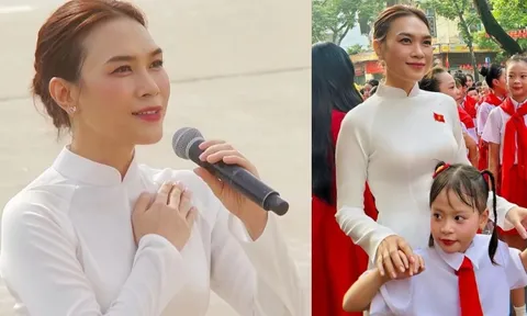 Mỹ Tâm trẻ đẹp vô cùng trong tà áo dài trắng, visual tuổi 44 không có gì phải chê