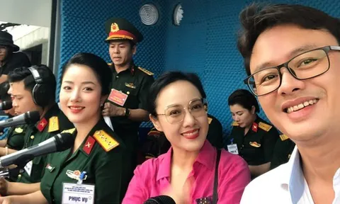 MC Hoài Anh hé lộ hậu trường của tổ thuyết minh lễ diễu binh, diễu hành A80