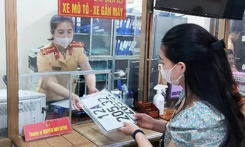 Bộ Công an thí điểm sang tên xe online ở các địa phương có dữ liệu hôn nhân đầy đủ