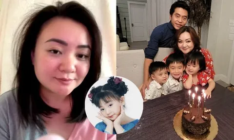 "Thần đồng âm nhạc" Xuân Mai xuất hiện sau 3 năm biến mất bí ẩn, 30 tuổi nuôi 3 con ở Mỹ, giữ kín chồng