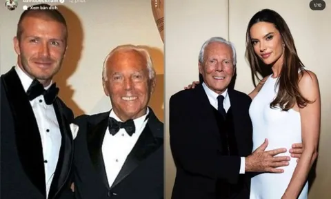 David - Victoria Beckham tiếc thương "ông trùm" Giorgio Armani, cả dàn minh tinh - thiên thần Victoria's Secret không khỏi bàng hoàng