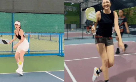 Phạm Quỳnh Anh và Bảo Anh cùng mê pickleball: Lên sân ai thần thái hơn, dáng đẹp hơn?