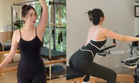 MC Mai Ngọc cực chăm tập môn này lấy lại vóc dáng sau sinh, body căng đét như chưa từng sinh nở!