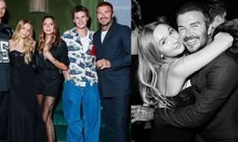 Tiểu thư tài phiệt Harper Beckham chiếm spotlight ở tiệc sinh nhật xa hoa của anh hai, anh cả Brooklyn vẫn “cạch mặt” gia đình