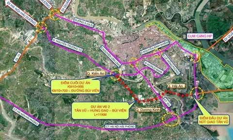 Tin vui cho người dân Hải Phòng: Tuyến Vành đai 2 hơn 7.400 tỷ đồng tăng tốc triển khai