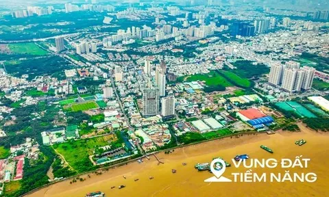 Toàn cảnh khu vực được Masterise đề xuất xây cầu 2 tầng đầu tiên ở TP.HCM, nối khu nhà giàu Phú Mỹ Hưng với sân bay Long Thành