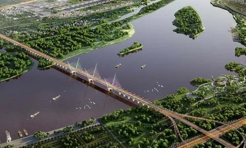 Chỉ 1 tháng nữa, Hà Nội sẽ khởi công 'siêu cầu' 7.300 tỷ bắc qua sông Hồng, rộng 8 làn xe, nối Bắc Từ Liêm với Đông Anh
