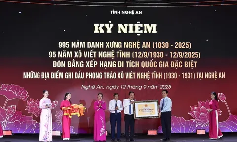Kỷ niệm 995 năm danh xưng Nghệ An, 95 năm Xô viết Nghệ Tĩnh và đón Bằng xếp hạng di tích quốc gia đặc biệt Xô viết Nghệ Tĩnh