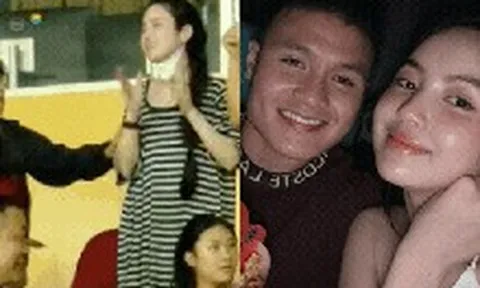 Viral khoảnh khắc Chu Thanh Huyền mếu máo ăn mừng khi Quang Hải ghi bàn