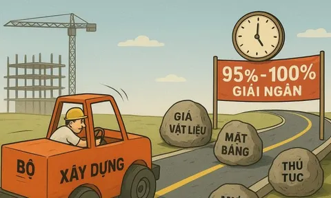 Giải ngân đầu tư công: Cú nước rút 'tiêu tiền' sẵn trên bàn Bộ Xây dựng