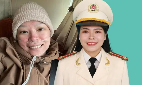 Hành trình 6 năm kiên cường của nữ chiến sĩ công an Bùi Thị Hà Thu: 33 tuổi, hai lần chụp ảnh thờ và ít nhất 85 lần truyền hóa chất