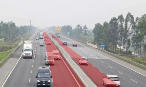 Cấm nhiều loại xe đi làn 1 cao tốc Hà Nội - Hải Phòng, Pháp Vân - Cầu Giẽ