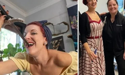 Hình ảnh nội soi cổ họng của nghệ sỹ nuốt kiếm khiến người xem 'ngã khỏi ghế'