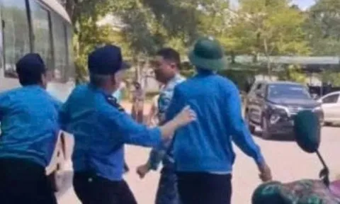 Khởi tố 3 bảo vệ đánh hội đồng người đi xe máy chở bệnh nhân trước sảnh bệnh viện