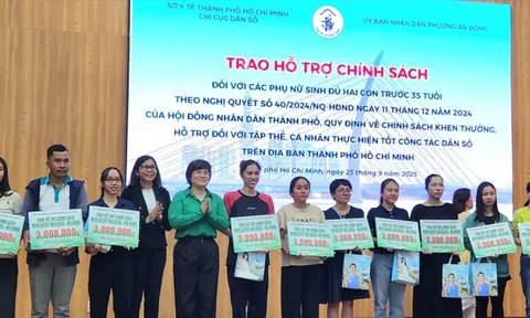 Hơn 17.000 phụ nữ TPHCM được nhận hỗ trợ vì sinh đủ 2 con trước 35 tuổi