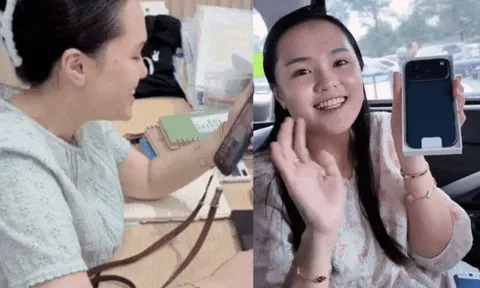 Vợ Duy Mạnh test tính năng iPhone 17 bằng… lưỡi, netizen vừa tò mò hào hứng làm theo