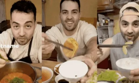 Chàng Tây mê mẩn ẩm thực Việt: Chăm chỉ nấu ăn ở nhà, món gì cũng "dám" thử, kỹ năng "chuẩn cơm mẹ nấu" khiến người Việt xem cũng phải trầm trồ