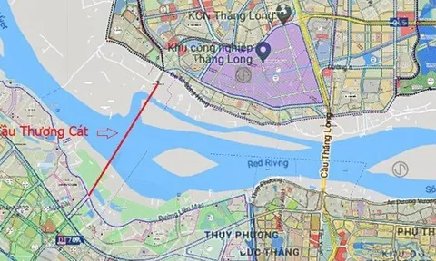 Chưa đầy 1 tuần nữa, "siêu cầu'' hơn 7.300 tỷ bắc qua sông Hồng, rộng 8 làn xe, cách cầu Thăng Long chỉ 6km sẽ được khởi công