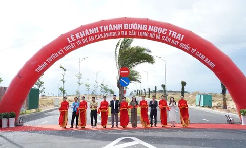 Thông xe tuyến đường kết nối CaraWorld đến sân bay quốc tế Cam Ranh