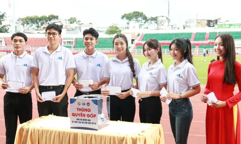 Trường ĐH tổ chức giải bóng đá, gây quỹ hơn 1,3 tỉ đồng hỗ trợ đồng bào miền Trung