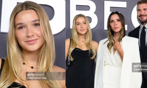 Tiểu thư Harper Beckham chiếm trọn spotlight ở buổi ra mắt phim của mẹ - Victoria, "hung thần" Getty cũng không thể dìm nhan sắc