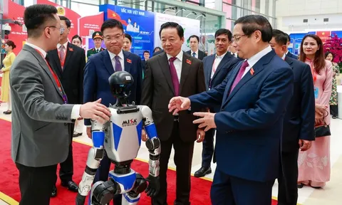 Không gian triển lãm tại Đại hội Đảng bộ Chính phủ: Dấu ấn một nhiệm kỳ hành động, đổi mới và phát triển