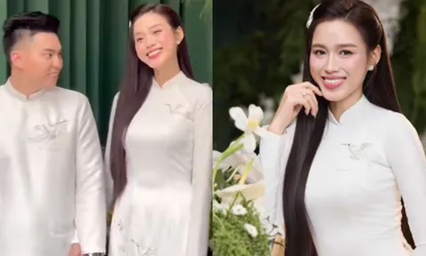 Đám cưới Hoa hậu Đỗ Hà và thiếu gia vào sáng nay: Chú rể chính thức lộ diện, cô dâu khóc nức nở!