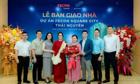 Lễ bàn giao shophouse đầu tiên tại dự án FECON Square City tại Vạn Xuân, Thái Nguyên