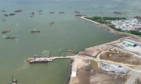 Toàn cảnh siêu dự án lấn biển Cần Giờ sau gần nửa năm khởi công
