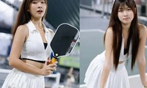 Em Kim vén váy tập Pickleball 7 ngày/tuần, ngày nhiều nhất 16 tiếng!