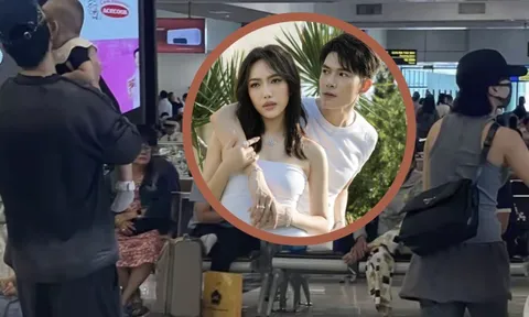 HOT: Rầm rộ ảnh Diệu Nhi - Anh Tú bế 2 con đi chơi