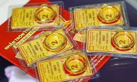 Sáng 20/10, giá vàng tiếp tục giảm