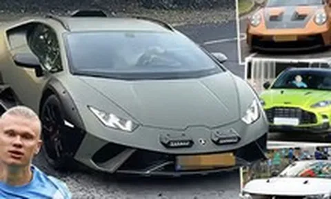 Erling Haaland tậu “siêu bò” Lamborghini xanh lục hiếm, bổ sung vào BST siêu xe trăm tỷ