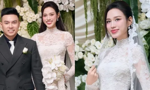 Lễ đón dâu Đỗ Hà và thiếu gia tập đoàn Sơn Hải: Cô dâu cực xinh, thái độ mẹ chồng gây chú ý
