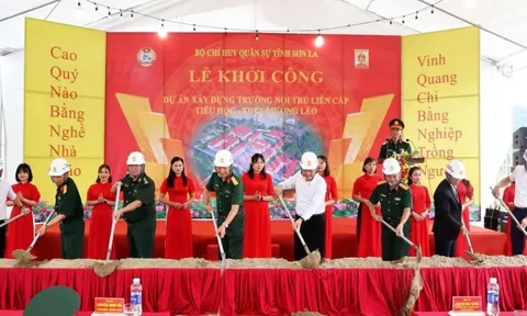 Khởi công xây dựng 3 trường nội trú liên cấp tại các xã biên giới Sơn La