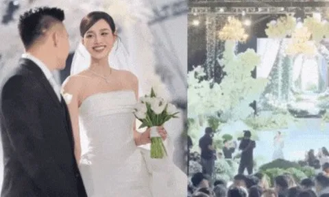 Chị đẹp siêu mẫu làm 1 điều ở hôn lễ thế kỷ của Hoa hậu Đỗ Hà và chồng thiếu gia