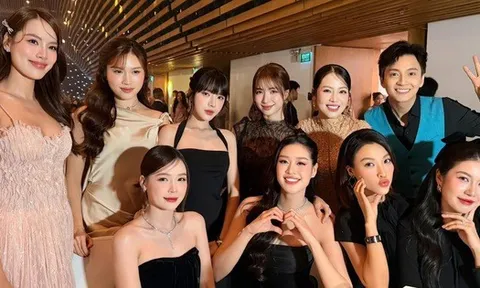 Nửa showbiz đến chúc phúc Chế Nguyễn Quỳnh Châu: Hoà Minzy nổi bần bật trong váy xuyên thấu, Ngô Kiến Huy - Khổng Tú Quỳnh đụng mặt