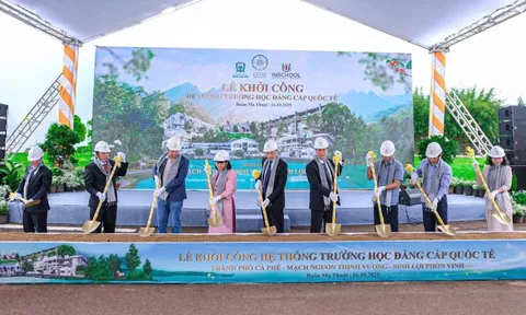 Trung Nguyên Legend khởi công hệ thống trường học tiêu chuẩn quốc tế tại Thành Phố Cà Phê