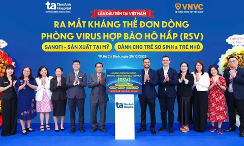 VNVC và Tâm Anh ra mắt kháng thể đơn dòng, bảo vệ trẻ khỏi bệnh hô hấp nặng