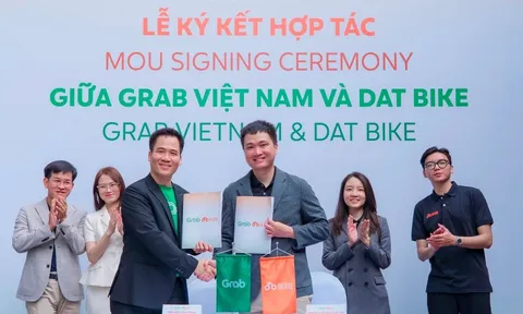 Grab Việt Nam bắt tay Dat Bike