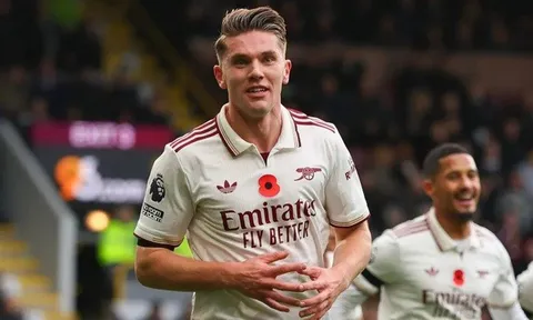 Arsenal thắng dễ Burnley, nhưng Arteta nhận tin dữ từ Gyokeres và Zubimendi