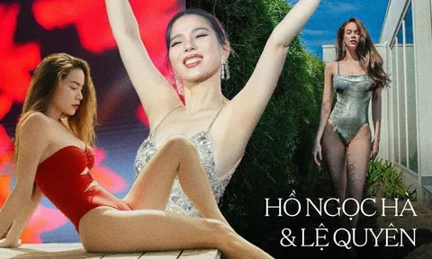 Body ngoài 40 bốc lửa của Hồ Ngọc Hà và Lệ Quyên được quyết định bởi "nửa kia": Cứ làm thế này còn lâu mới già!