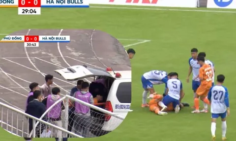 Cầu thủ trẻ bất ngờ ngã quỵ, co giật tại Giải Hạng ba Quốc gia 2025