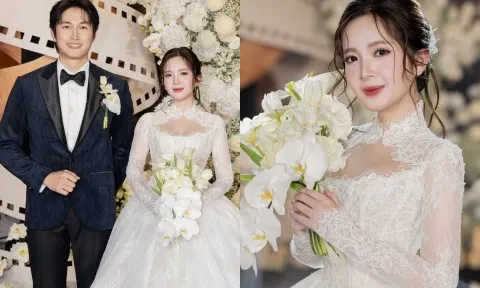 Đám cưới diễn viên Đình Tú - Ngọc Huyền: Dâu rể gấp đôi visual, Quỳnh Nga và dàn mỹ nhân Vbiz đổ bộ