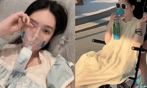 Xôn xao đoạn video Đoàn Di Băng ngồi xe lăn, thở oxy sau khi chồng bị bắt?