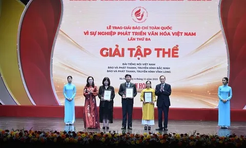 Tôn vinh những tác phẩm báo chí vì sự phát triển văn hóa Việt Nam