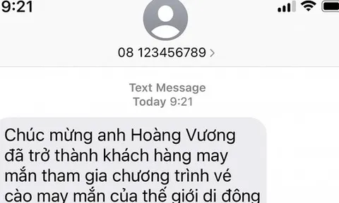 Cẩn trọng chiêu trò lừa đảo trúng vé cào trực tuyến