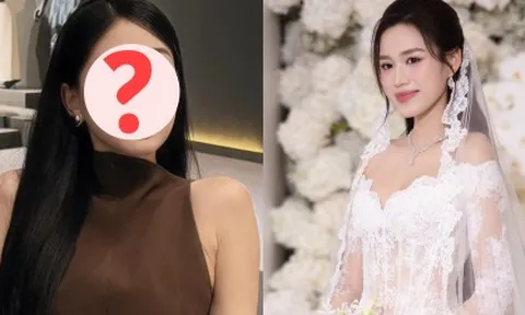 Á hậu cực thân, từng được Đỗ Hà bê tráp vắng mặt bất thường trong đám cưới tại Hà Nội