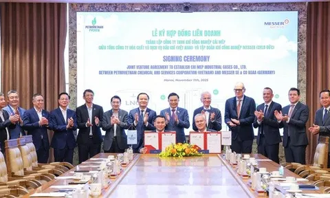 Petrovietnam - Messer liên doanh đầu tư Nhà máy khí công nghiệp Cái Mép